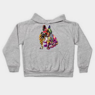 French bulldog in graffiti Kids Hoodie